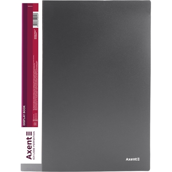 Дисплей-книга Axent А4 40 файлов серая (1040-03-A) - Pampik