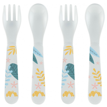 Набор столовых приборов Bebe Confort Little Buddies, 4 шт. (3105209920) - Pampik