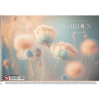 Альбом для малювання Школярик Повітряні квіти, 30 аркушів (PB-SC-030-582) - Pampik