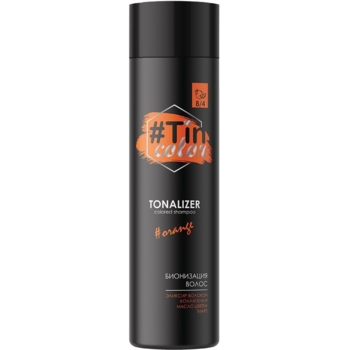 Тоналайзер для волос Tin Color Сочный апельсин 8/4, 250 мл - Pampik