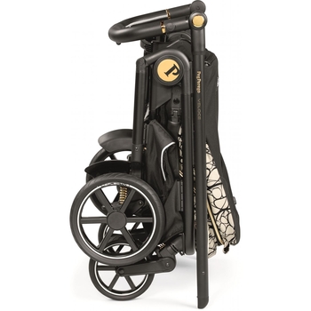 Коляска Peg-Perego Veloce Grafic Gold, 3 в 1, золота з чорним (PACK-VEL31SL50RO01) - Pampik - 18