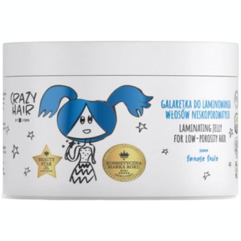 Желе для ламінування волосся з низьким рівнем пористості HiSkin Crazy Hair Лісові фрукти, 300 мл - Pampik
