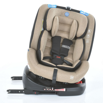 Автокресло El Camino Absolute ME 1079 Royal Beige бежевое (25927) - Pampik - 5