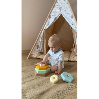 Іграшка розвиваюча Elfiki Пірамідка (39919) - Pampik - 7