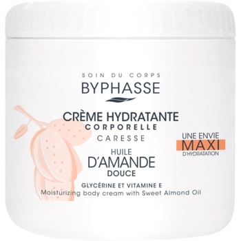 Увлажняющий крем для тела Byphasse с маслом сладкого миндаля, 500 мл - Pampik