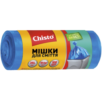 Мешки для мусора Chisto, 35 л, 100 шт. - Pampik