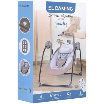 Гойдалка El Camino Teddy Mint Animals ME 1075 (25509) - Pampik - 9