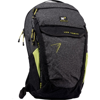 Рюкзак Yes T-114 Active, серый с черным (555526) - Pampik - 2