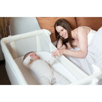 Дитяче ліжечко Childhome Evolux Bedside Crib 2 в 1, 97х64х85 см, білий (EVOBSCNW) - Pampik - 13