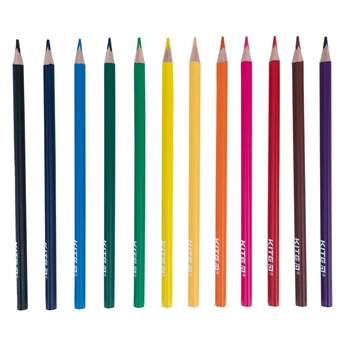 Цветны карандаши Kite Fantasy трехгранные 12 шт. (K22-053-2) - Pampik - 3