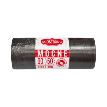 Пакети для сміття Sipeko LDPE Ecostrong, 60 л, 50 шт. - Pampik