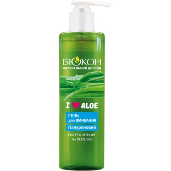Гель для вмивання Біокон I love aloe гіалуроновий 200 мл - Pampik