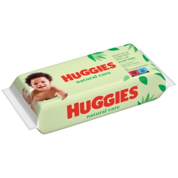 Вологі серветки Huggies Natural Care, 56 шт. - Pampik