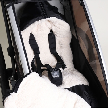 Теплый конверт Kaiser XL Too, из флиса, черный с кремовым (65763251) - Pampik - 12