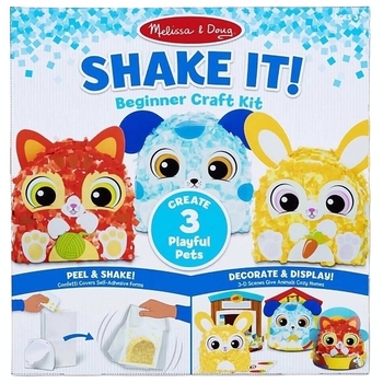 Набір для творчості Melissa & Doug Вироби з конфетті Домашні тварини (MD30184) - Pampik