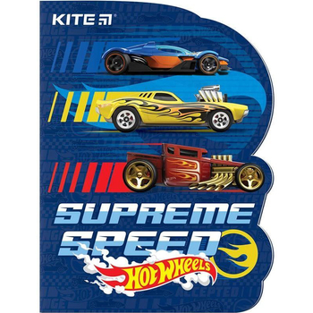 Блокнот для записів Kite Hot Wheels А6 в клітинку 60 аркушів (HW23-223) - Pampik