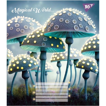 Набір зошитів Yes Magical world, в лінію, 12 аркушів, 25 шт. (766291) - Pampik