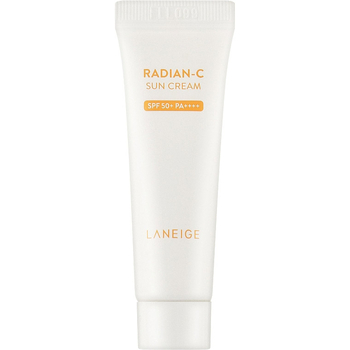 Сонцезахисний крем для обличчя Laneige Radian-C Sun Cream SPF 50+/PA++++, з вітаміном С, 10 мл - Pampik