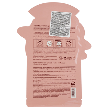 Маска тканинна для обличчя Tony Moly I’m Pomgranate Гранат, 21 мл - Pampik - 2