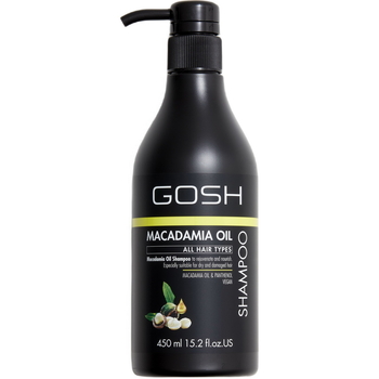 Шампунь Gosh Macadamia Oil, поживний, 450 мл - Pampik