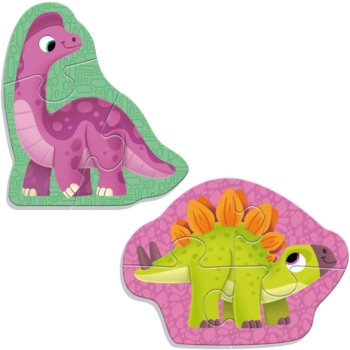 Бебі пазли на магніті Vladi Toys Малюк зможе Динозаврики, 9 елементів (VT3208-27) - Pampik