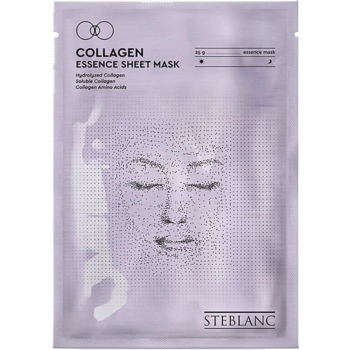 Тканинна маска-есенція Steblanc Collagen Essence Sheet Mask з колагеном, 25 г - Pampik