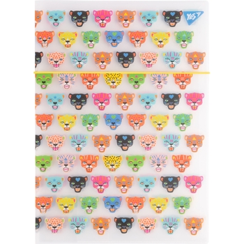 Папка-уголок Yes Tiger, A4, на резинке (491951) - Pampik