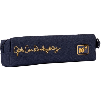 Пенал мягкий Yes TP-04 Cool Girls, 5х20х5 см, синий (533021) - Pampik
