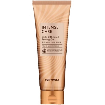 Пилинг-гель для лица Tony Moly Intense Care Gold 24k Snail с муцином улитки и золотом, 150 мл - Pampik - 2
