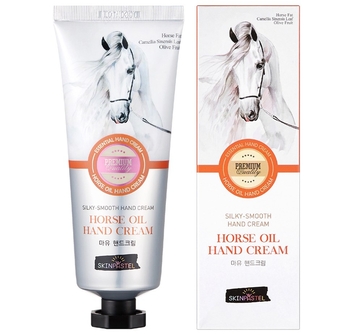 Крем для рук Skinpastel Premium Horse Oil Hand Cream, відновлювальний, 100 мл - Pampik - 2