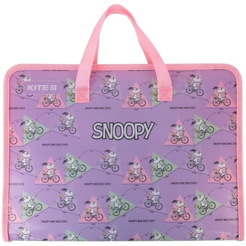 Папка-портфель Kite Peanuts Snoopy на молнии A4 (SN22-202) - Pampik