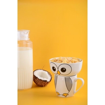 Набір дитячого посуду Limited Edition Happy Owl, різнокольоровий (YF6014) - Pampik - 5