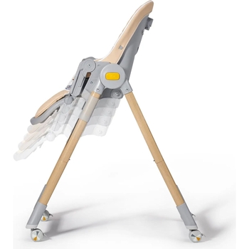 Стільчик для годування Kinderkraft Lastree Beige Wood бежевий (00-00304465) - Pampik - 5