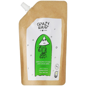 Шампунь для ніжного очищення шкіри голови HiSkin Crazy Hair Лайм та ківі, дойпак, 300 мл - Pampik