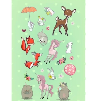 Наліпки. Єдиноріг (80A5Uni) - Pampik - 2