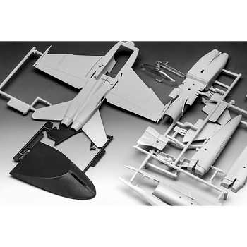 Сборная модель самолета Revell Набор F/A-18 Hornet из фильма Top Gun: Maverick, уровень 2, масштаб 1:72, 16 деталей (RVL-64965) - Pampik - 4