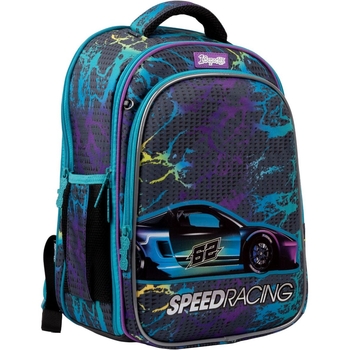Рюкзак каркасний 1 Вересня S-98 Speed Racing, серый (559511) - Pampik - 2