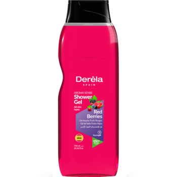 Гель для душу Derela Red Berries, 750 мл - Pampik