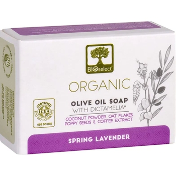Мыло для тела и лица BIOselect Organic Olive Oil Soap Spring Lavender 80 г - Pampik