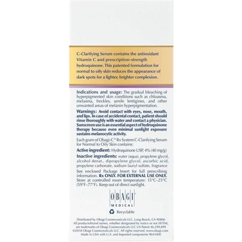 Сыворотка для лица Obagi C Rx Clarifying Serum Normal To Oily 30 мл (362032122106) - Pampik - 4
