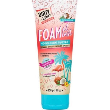 Цукровий скраб для тіла Dirty Works Foam At Last Coconut, 250 г - Pampik
