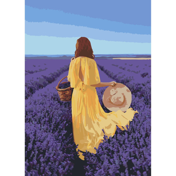 Картина по номерам ArtCraft Лавандовая безграничность 40x50 см (10219-AC) - Pampik