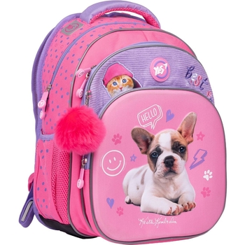 Рюкзак Yes S-58 Keith Kimberlin, сиреневый с розовым. (554643) - Pampik - 2