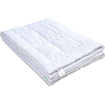 Ковдра вовняна MirSon Gold Silk Hand Made №169, зимова, 110x140 см, біла - Pampik