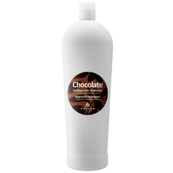 Кондиціонер для пошкодженого волосся Kallos Cosmetics Chocolate Full Repair Conditioner, що відновлює, 1 л - Pampik