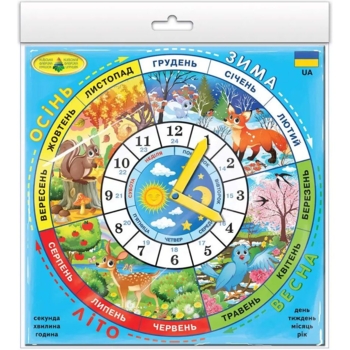 Гра Київська фабрика іграшок Вивчаємо час укр. мова - Pampik