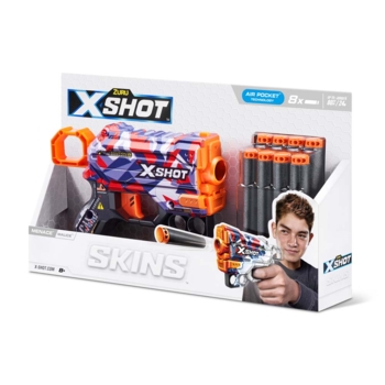 Швидкострільний бластер Zuru X-Shot Skins Menace Malice 8 патронів (36515M) - Pampik - 3