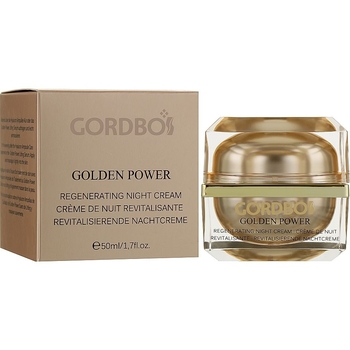 Нічний крем для обличчя Gordbos Golden Power Regenerating Night Cream, 50 мл - Pampik
