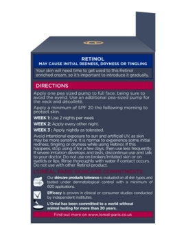 Нічний крем L'Oreal Paris Revitalift Lazer проти зморщок та для покращення тону шкіри обличчя, з ретинолом та нікотинамідом, 50 мл - Pampik - 4