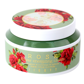 Крем для обличчя Jigott Rose Flower Energizing Cream Троянда, 100 мл - Pampik